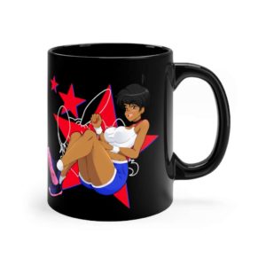 Black Anime Character Mug Victoria Sport